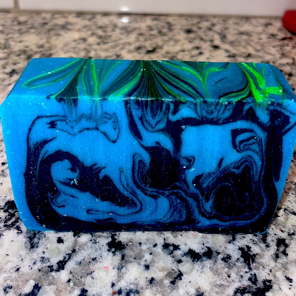 Deep Sea Handmade Soap- Peppermint, eucalyptus, Lily, Rose